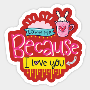 iloveyou Sticker